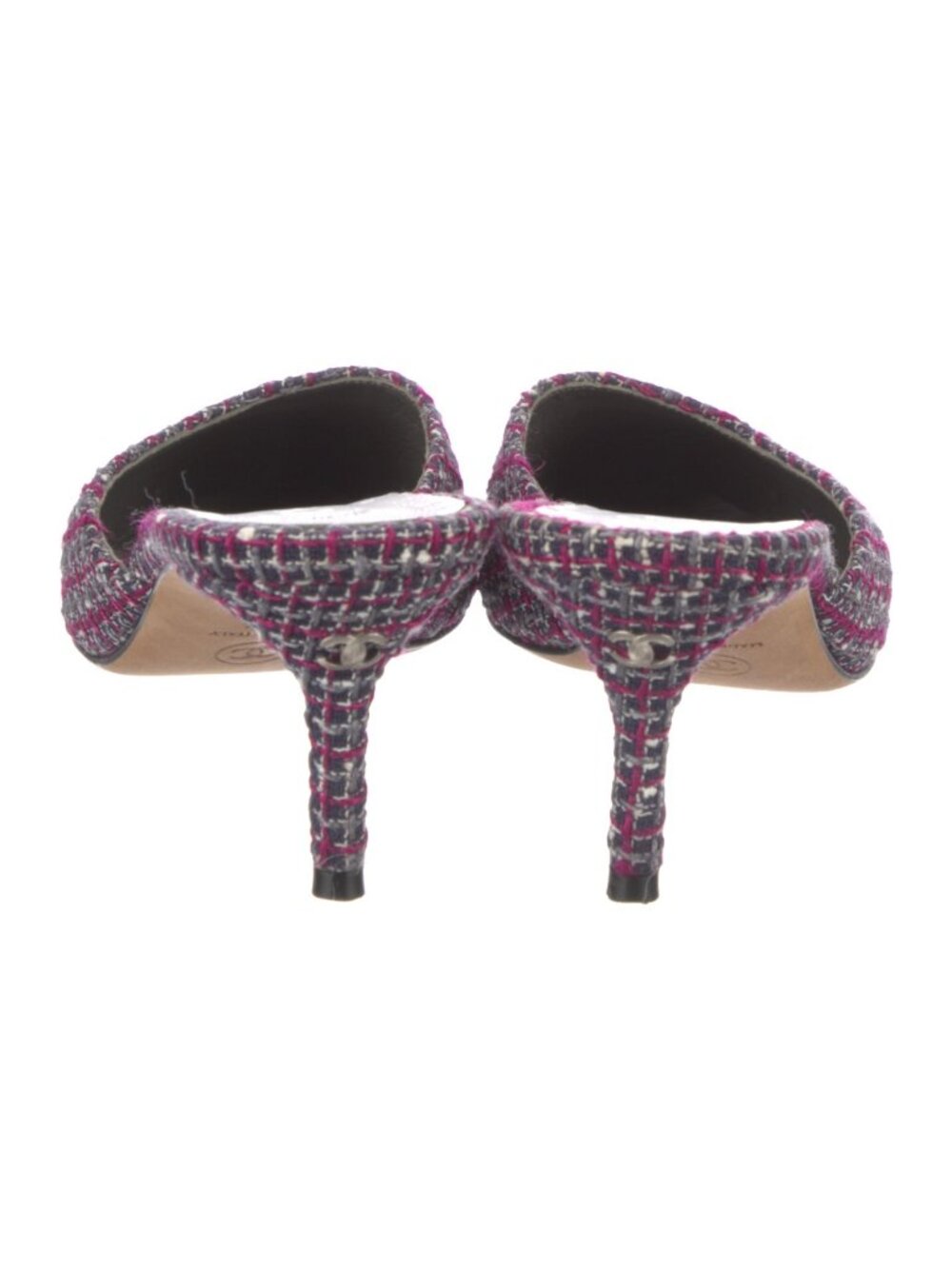 Chanel 2017 Interlocking CC Logo Mules - Picture 4 of 5